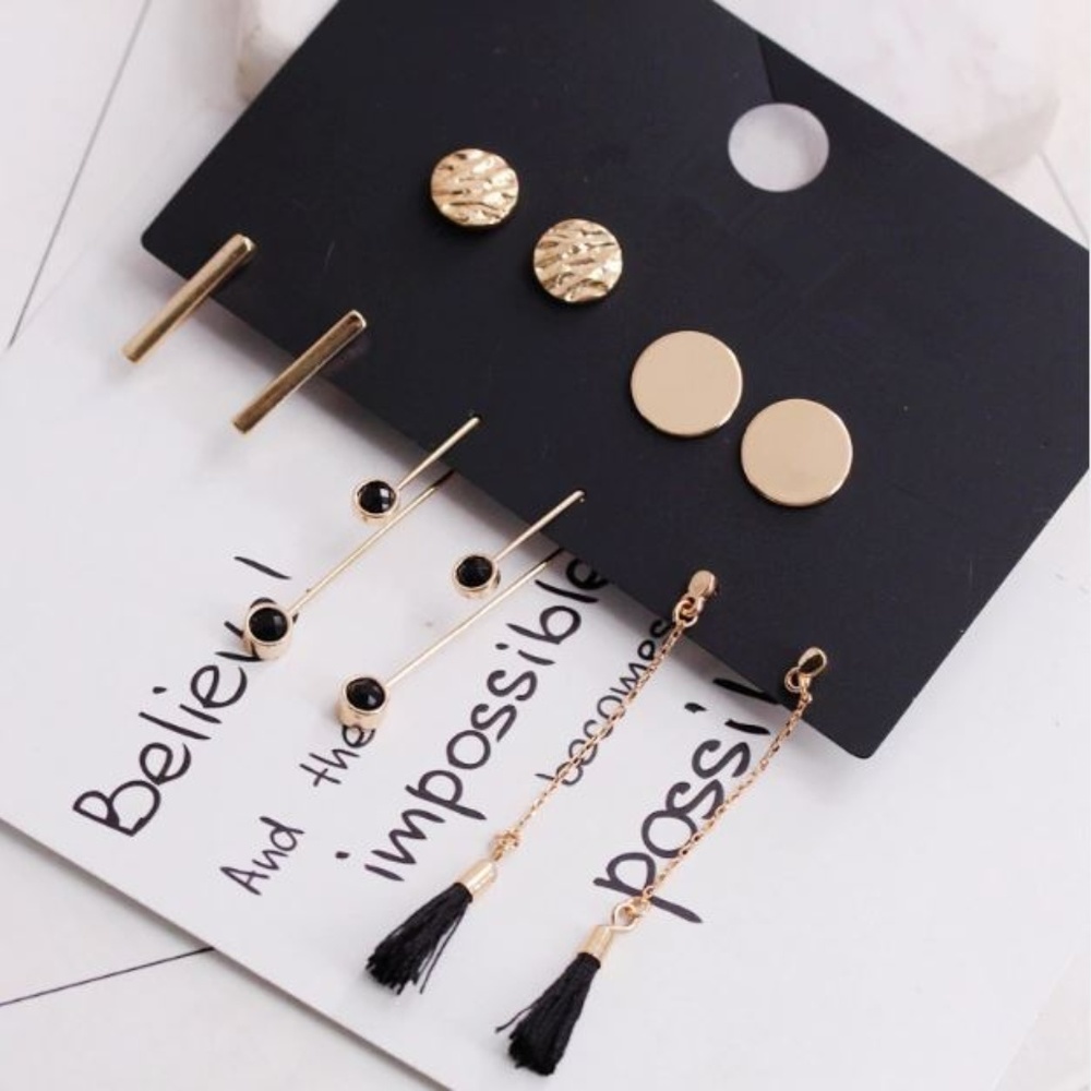 Modern Chic Variety Earrings - Pack of 5